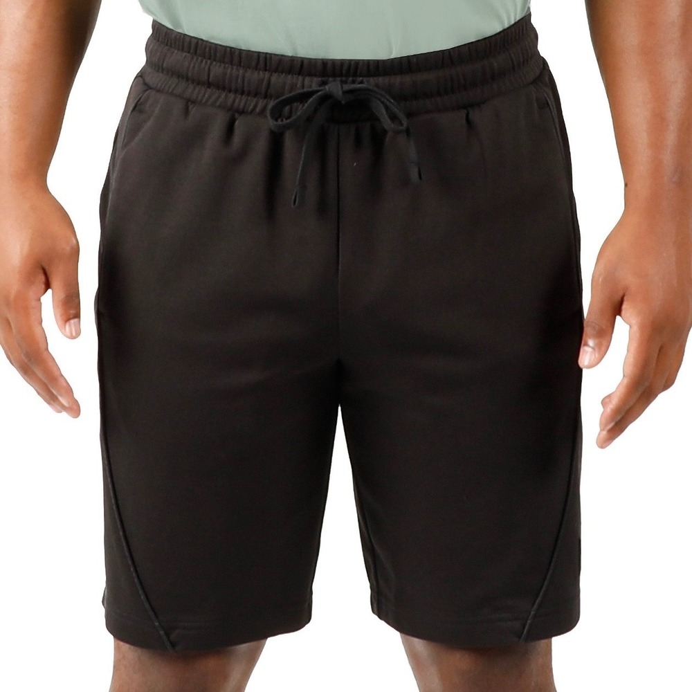 Puma Mens Shorts Black Athletic Gym Sweat Shorts Size Medium 9" Inseam Pockets